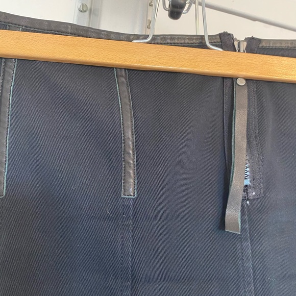 🖤VERSACE 💯% AUTHENTIC - NWOT SPORT BLACK DENIM SKIRT SIZE 28🖤 - Picture 15 of 16